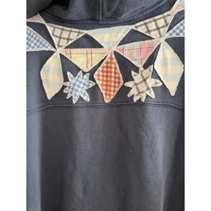 Free People Saint Sweatshirt Hoodie Tunic Top Embroidered Oversized‎ Size Small thumbnail 12