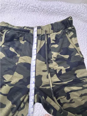 Gorpcore Y2K Athleisure Camo Joggers Green Black Lightweight Sweatpants M Size M thumbnail 5