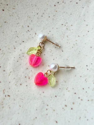 Handpicked Handmade fairy cute Kawaii retro whimsy dangle earrings 🍃💕 thumbnail 4