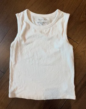 Rachel Zoe Women’s White Sleeveless Tank Top Size Medium - P301 thumbnail 1