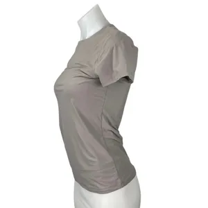 Abercrombie & Fitch Beige Tan Crewneck Short Sleeve Slim Tee T-shirt Top Size M thumbnail 2