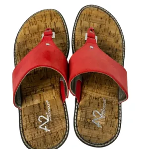 Women's Red Thong Sandals Size 6 thumbnail 5