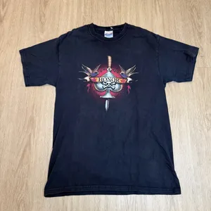 Size M- Vintage Hanes Heavyweight Honor Tattoo Graphic thumbnail 1