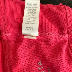 Athleta Deep Breathe Bralette Sports‎ Bra Womens Medium Pink Crisscross Back thumbnail 7