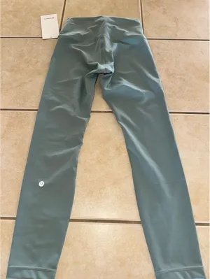 Lululemon Wunder Train High Rise 25” Misty Glade Size 6 NWT thumbnail 3