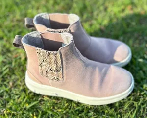 Hey‎ Dude Vic Suede Rose Dust Chelsea Boots Womens 5 Snakeskin 122025039 Pink thumbnail 1