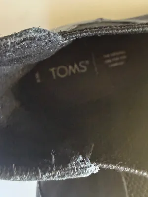 Toms Black Chelsea Ankle Boots with Block Heel Womens 8M thumbnail 8