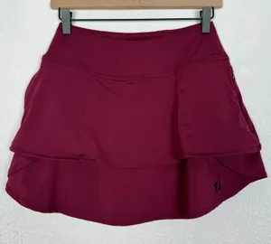 FootJoy Women's Performance Layered Golf Skort in Fig Size XS thumbnail 1