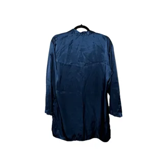 Vintage Victoria's Secret Satin Polyester Button Up Sleep Shirt Long Sleeve M thumbnail 4
