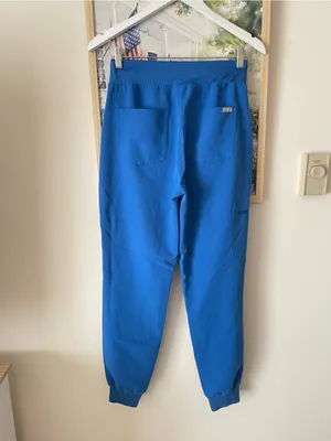 Figs Zamora Joggers Scrub Pants in Royal Blue Size Small thumbnail 9