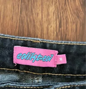 Edikted low rise wide leg Pants thumbnail 2