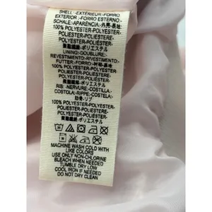 Free People Satin Bomber Jacket Large Light Pink Full‎ Zip Utility Pockets thumbnail 6