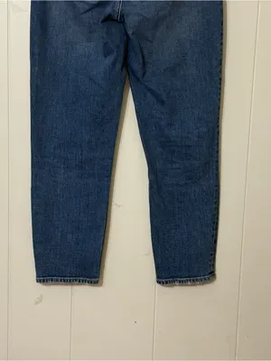 Abercrombie & Fitch Curve Love Mom Jeans High Rise Distressed Blue Size 25 thumbnail 7