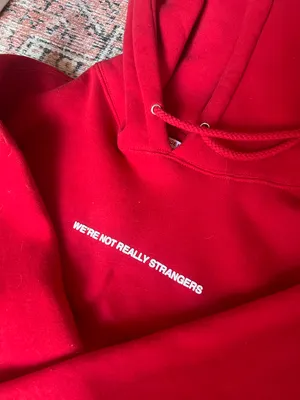 we’re not really strangers Red Size M thumbnail 3