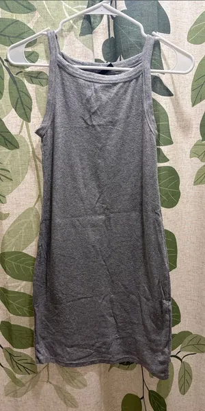 UGG Ribbed Grey Tank Dress thumbnail 1