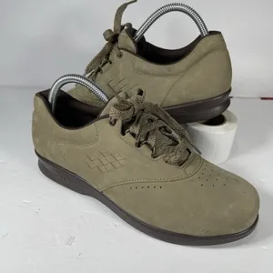 SAS Mephisto Free Time Women's Shoes Size 8 M Taupe Nubuck Leather Walking thumbnail 6
