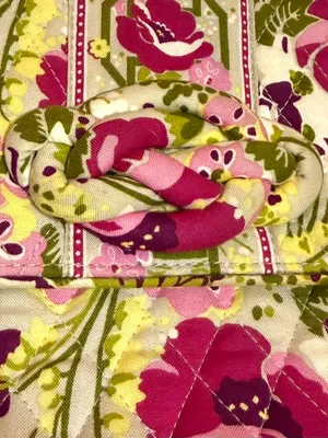 Vera Bradley Knot Just a Clutch Shoulder Bag in Make Me Blush Pattern thumbnail 3
