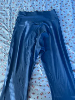 PINK High-Waist Flared Yoga Pants - Slate Blue thumbnail 5
