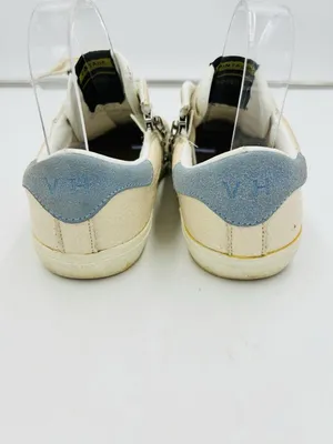 VINTAGE HAVANA Women’s Lulu Fashion Sneakers White Blush Gold Sz 5 Side Zip thumbnail 7