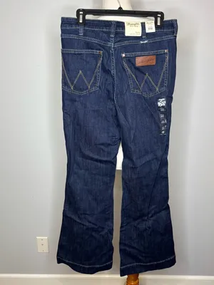 Wrangler Retro - Bailey High Rise Trouser Blue Jeans thumbnail 2