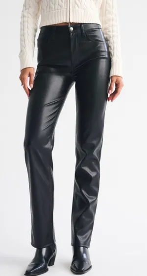 Abercrombie Vegan Leather Pants thumbnail 1
