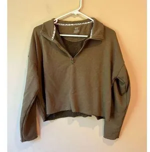 aerie cropped sweatshirt thumbnail 1