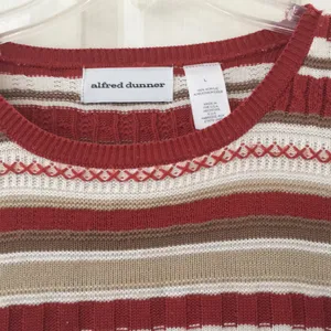 FINAL MARKDOWN Ladies Alfred dunner knit top large thumbnail 4