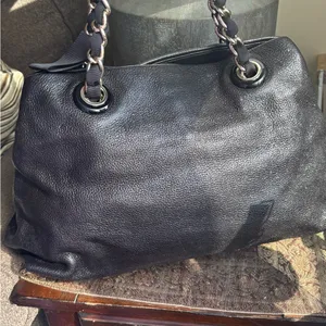 Rare🔥Authentic KATE SPADE Shimmery leather Bow Chain 3 compartments shoulder thumbnail 5