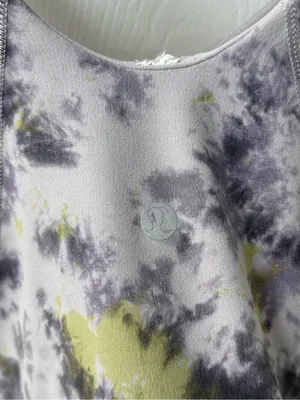 Lululemon Align Tank Top in Radial Tie Dye Mauve Grey Multi thumbnail 4