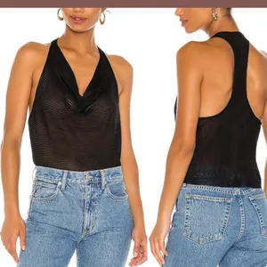 Free People So You Sweater Cami Black thumbnail 2