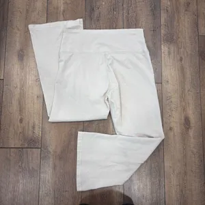 OFFLINE by Aerie OG Crop Flare Hi-Rise Leggings - Tan Beige - Women's Size XL thumbnail 5
