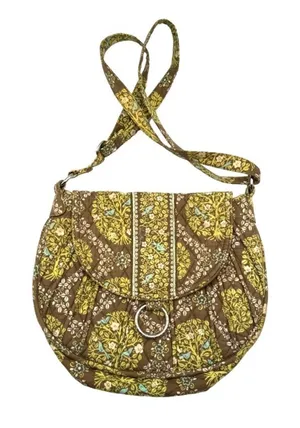 Vera Bradley Purse Shoulder Bag Sittin' In A Tree Retired Pattern thumbnail 1