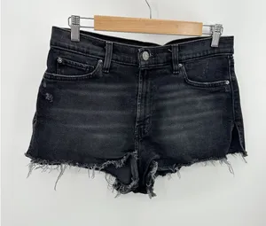 Urban Outfitters BDG‎ Shorts Women 30 Black Denim Tom Girl Mid Rise Cut-Off Jean thumbnail 1
