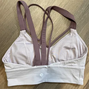 Lululemon Athletics Women’s Mauve Training Sports Bra Size 6 thumbnail 6