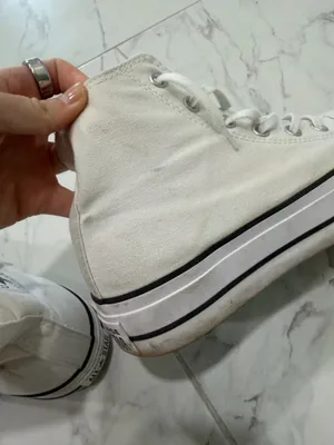 White Platform Converse High-Top thumbnail 4