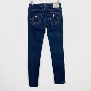 True Religion Jodie Dark Wash Denim Skinny Jeans thumbnail 2