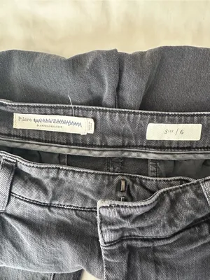 Anthropologie pilcro Black Wide-Leg Jeans with Front Seams thumbnail 4