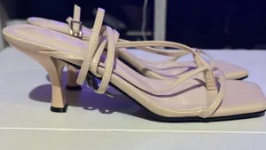 As seen on Kate Upton piepiebuy kitten heel sandals size 9.5 thumbnail 4