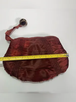 Vintage Animal Print Fur Muff Clutch Handbag Purse Talon Pull Zip thumbnail 8