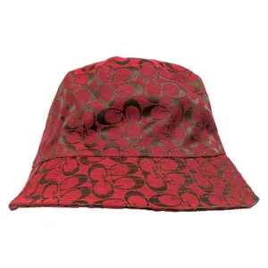 Vintage Y2K Red & Brown GG Logo Bucket Hat thumbnail 2