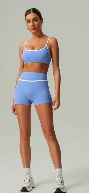 Shein 2 piece workout set - Blue Size M thumbnail 1