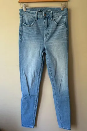 American eagle super high rise jegging thumbnail 1