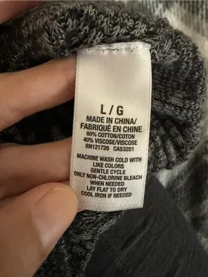 Aeropostale Womens‎ Gray Space Dye Turtleneck Ribbed Knit Sweater Size Large thumbnail 6
