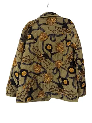 Vintage Nicole Summers Pure Silk Quilted Jacket Equestrian Hunt Padded Barn Coat thumbnail 10