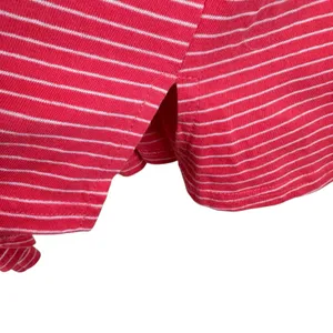 Simple Suzanne Betro Pink White Striped Cap Sleeve Criss Cross Back‎ Shirt Sz 3X thumbnail 5