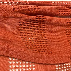 Women's MUDD Long‎ Sleeve Long Cardigan Duster Y2K 90s Size Medium Dark Orange thumbnail 2