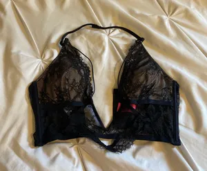 La Senza Sexy Black Cut Out Lingerie Bralette thumbnail 1