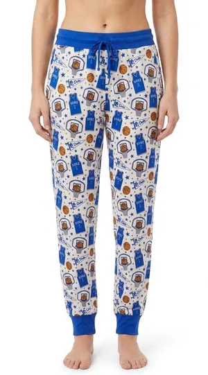 Monkeeroos Duke Blue Devils Basketball Bamboo Pajama Jogger Pants M thumbnail 1