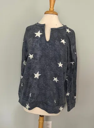 143 Story By Lineup Blue Star Pullover Sweatshirt thumbnail 1