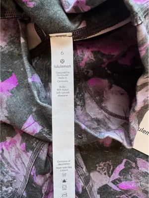 Lululemon Align High Rise 25” Floral Shift Multi Size 6 NWT thumbnail 6
